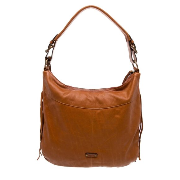 Frye Heidi Fringe Hobo, Whiskey Leather, Rare Vintage EUC - Picture 4 of 12